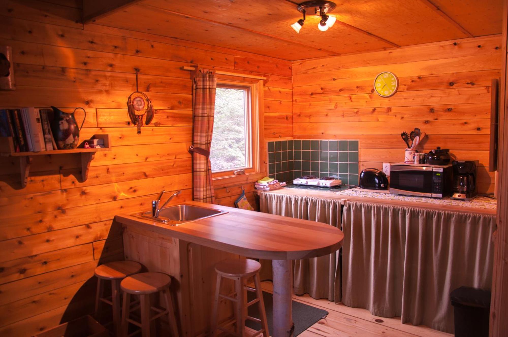 Les Cabanes Du Trappeur Wentworth-Nord Exteriör bild