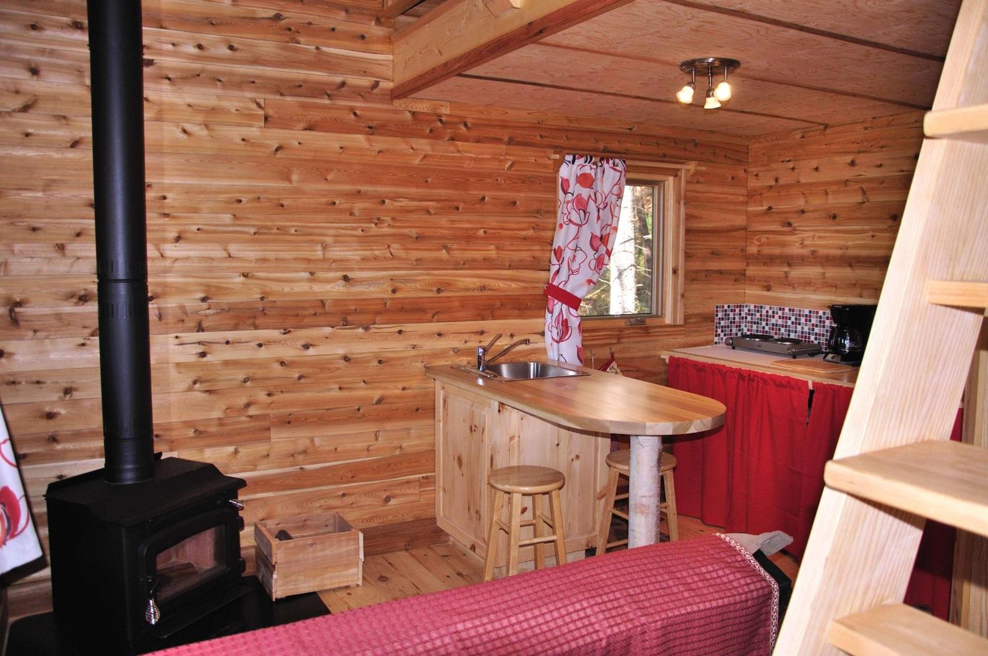 Les Cabanes Du Trappeur Wentworth-Nord Exteriör bild