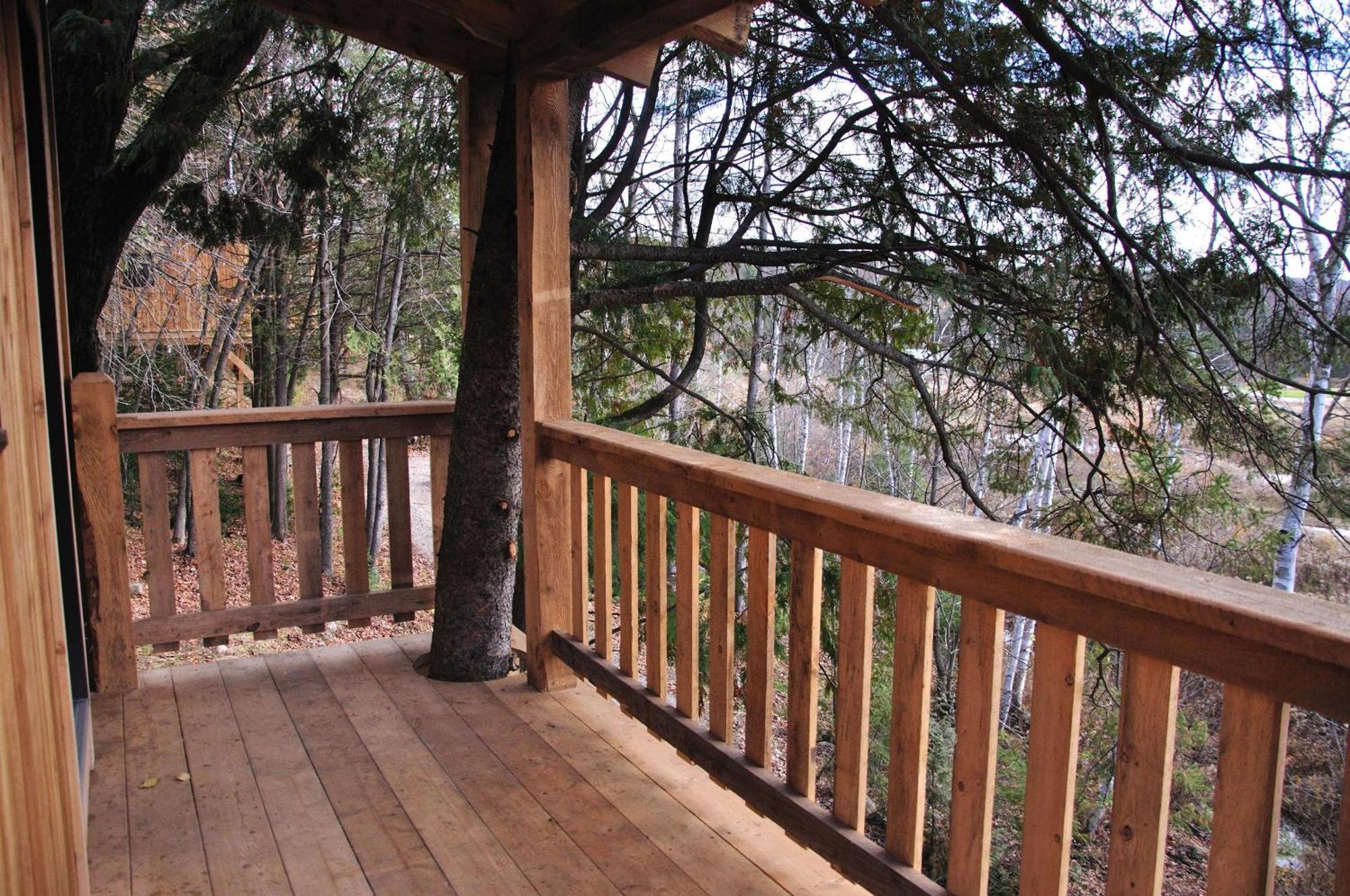 Les Cabanes Du Trappeur Wentworth-Nord Exteriör bild
